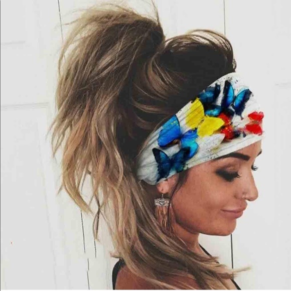 Accessories - Bohemian Turban Butterfly Headband